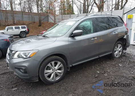 2018 Nissan Pathfinder Sl from USA, damaged, VIN 5N1DR2MM9JC621801